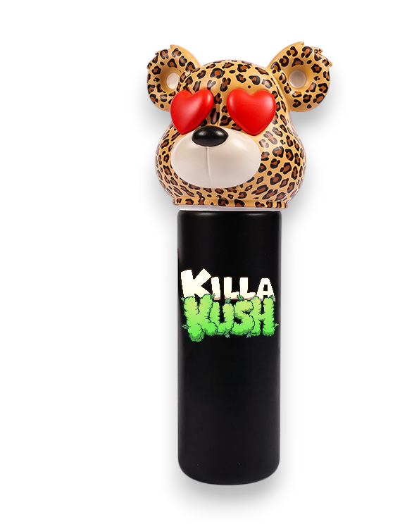 KillaJar - Heart Eye Cheetah Stash Jar