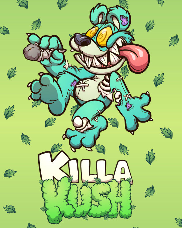Zombie Killabear Custom Skate Deck 8.25″