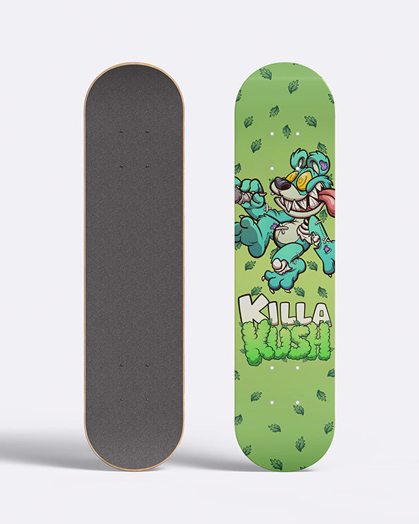 Zombie Killabear Custom Skate Deck 8.25″